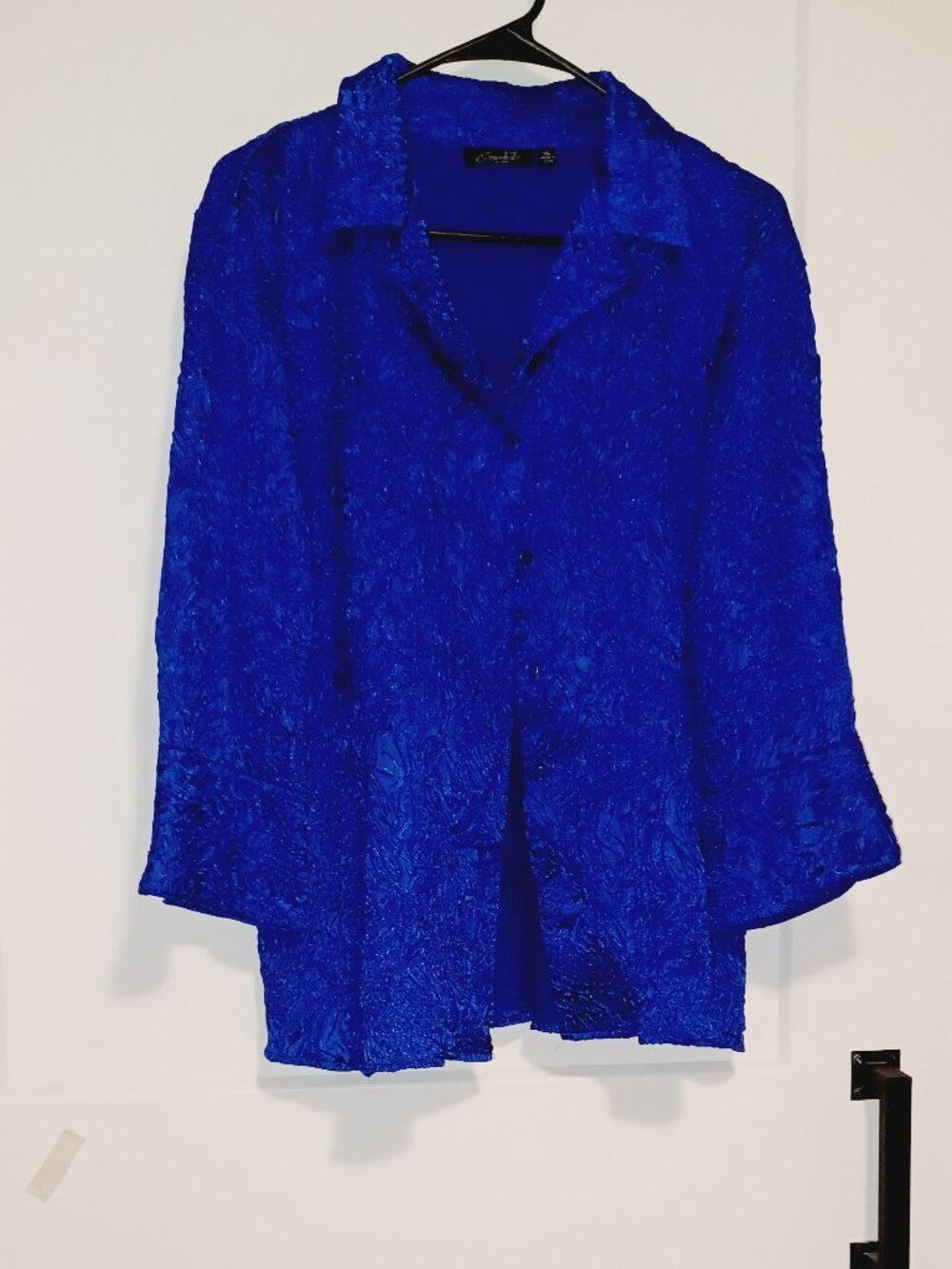 Essentials by Milano Royal Blue Blouse